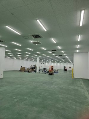 茨城県笠間市の新築工場・倉庫空調工事事例