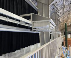 上三川町中学校 ガスヒートポンプエアコン新設工事｜体育館の快適環境を実現