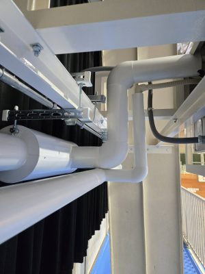 上三川町中学校 ガスヒートポンプエアコン新設工事｜体育館の快適環境を実現