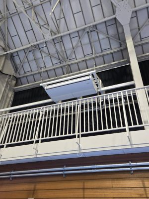 上三川町中学校 ガスヒートポンプエアコン新設工事|体育館の快適環境を実現