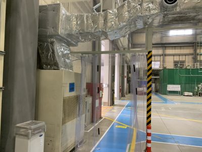 【施工事例】栃木市工場の空調更新工事｜業務用エアコンリニューアルで省エネ・作業環境改善を実現しました