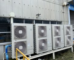 【施工事例】栃木市工場の空調更新工事｜業務用エアコンリニューアルで省エネ・作業環境改善を実現しました